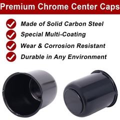 Trailer Wheel Center Caps 3.19 Inch for Trailer Truck RV Wheel Rims 4 Closed-…