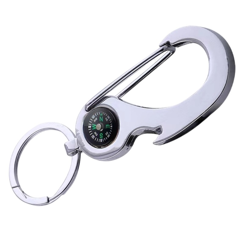 Clear Cover Survival Compasses Camping Hunting Hiking Mini Keychains Compasses
