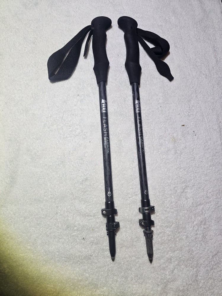 REI Co-Op Flash Carbon Series Trekking Poles 120cm (NO Tips)