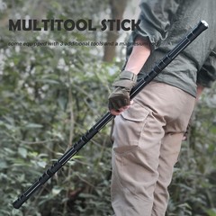 Hiking Tactical Stick Walking Staff,Portable Walking Sticks Trekking Poles Ou…
