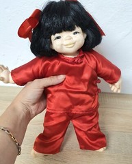 Artist Doll Vinyl Doll Meiler JMB Jacobsen Asian 33cm Collectors Vintage