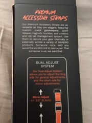 Wandrd Premium Accessory Straps 2 Pack Orange