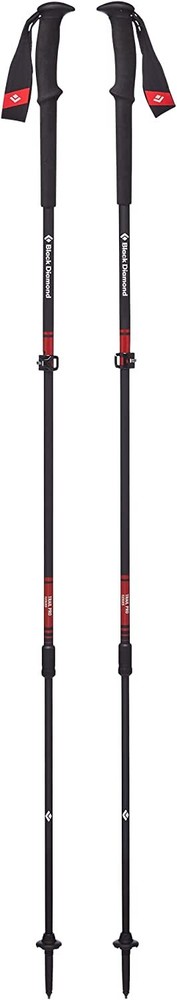 Black Diamond Equipment – Trail Pro Shock Trekking Poles – Fire RED