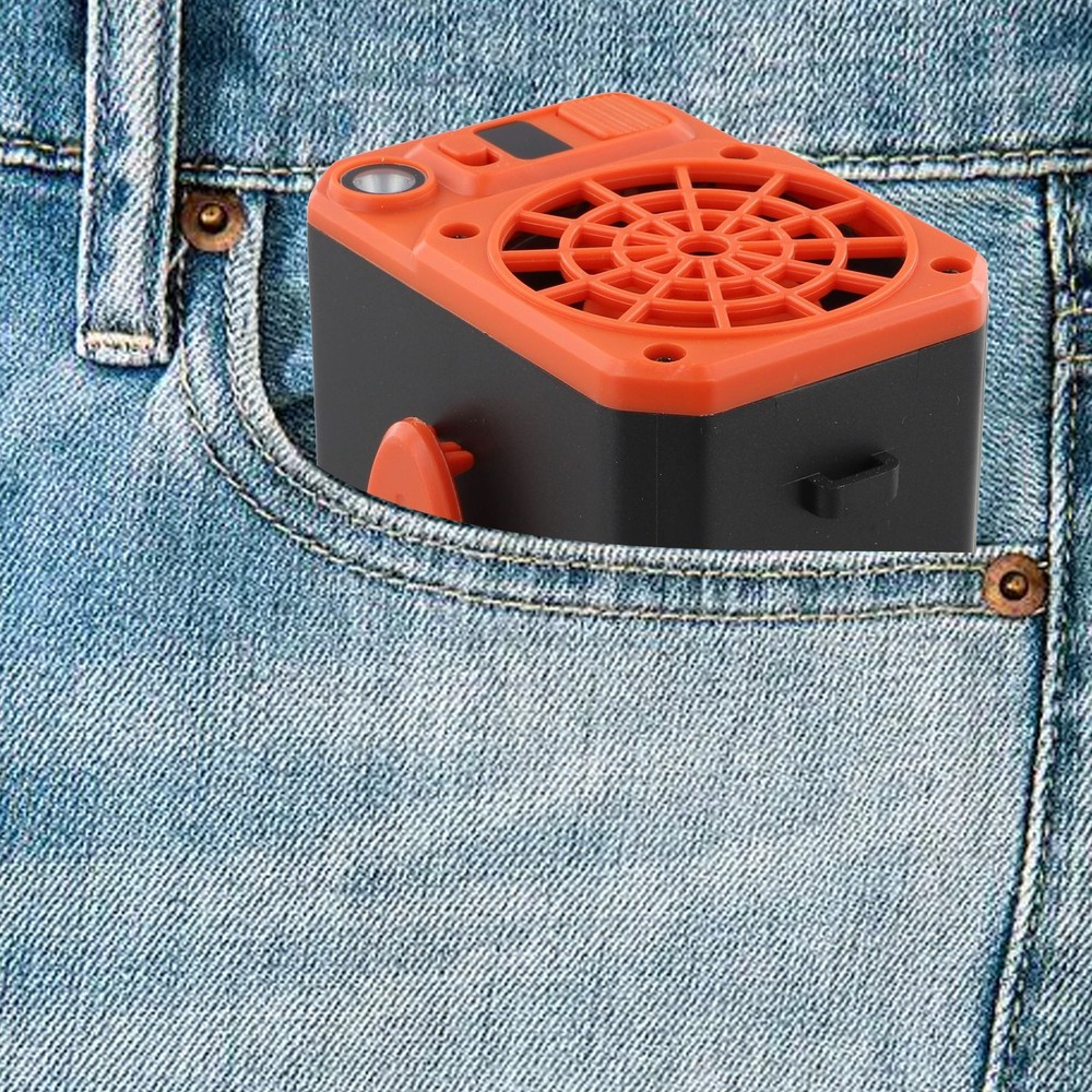 Cooling Fan Device 3 Speed Fan Camping Outdoors 2400mAh Battery Capacity