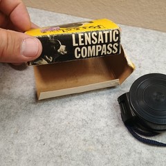Precise Pathfinder Liquid Filled Lensatic Compass Model 23213 VTG W/Box Japan