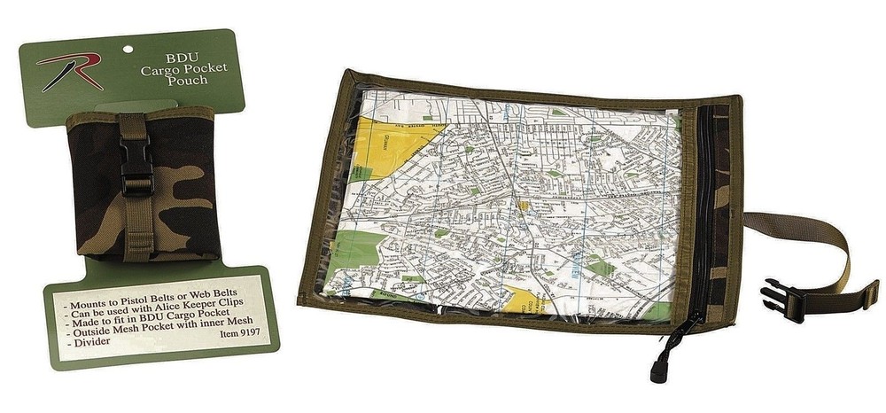 Lightweight Camouflage Map & Document Case – Keep Your Maps & Paper Dry 13″ Camo