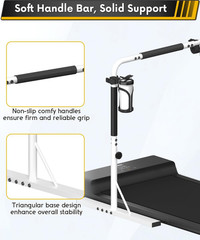 Walking Pad Handle Bar Only with Phone & Cup Holder, 31-45 Inch Adjustable Heigh