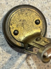 Vintage Brass Tru Nord Compensated Compass With Locking PinClip Brainerd MN