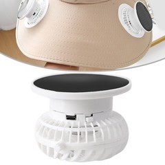 Detachable Solar Fan for Fishing Hats Handheld Outdoor Cooling Accessory