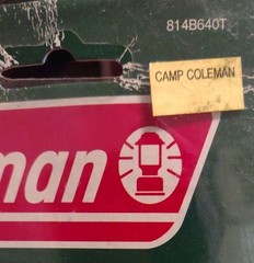 Coleman Lensatic Compass w/Case Liquid Filled Luminous Letters Sealed Pkg NOS