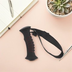 Lightweight Sturdy Walking Cane Handle Grip with Universal Fit and Wrist Strap