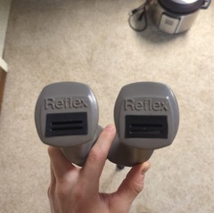 Exerstrider 44″ Fitness Walking Poles Pair Reflex Strapless Grips Made in USA