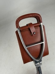 Pakistan Made Aluminum And Faux Leather Shooting Stick Walking Stick Chair