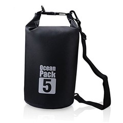 Dry Sack/Floating Waterproof Bag 2L//10L/20L/30L for Boating, 5L Black