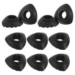 10Pcs Durable Hiking Pole Mud Baskets Black Tpr Removable Trekking Accessories