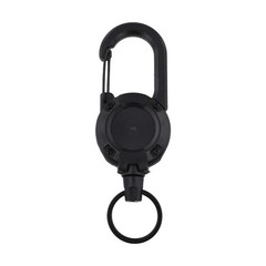 Retractable Keychain with 60cm Steel Cable Great for Keeping Keys Within Reach