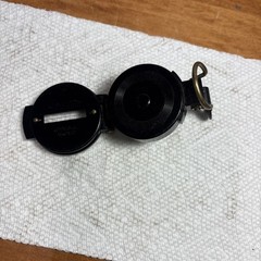 Vintage TC Japan Engineer Directional Lensatic Compass Folding Military Style