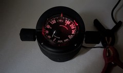 Ritchie Hb-845 Helmsman Steel Boat Compass Bracket Mount Black.