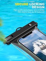 Waterproof Phone Pouch [2 Pack][Super Buoyant] Floating IPX8 Waterproof Phone