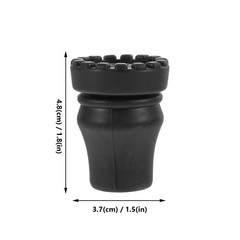 Trekking Pole Tips Replacement Protectors 2Pack Rubber for Hiking 1.9X1.5X1.5in