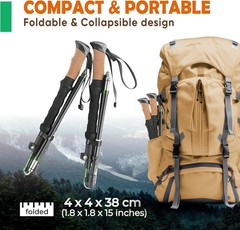 Lightweight Folding Trekking Sticks