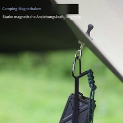 Large Size Multipurpose Magnetic Tent Holder Hooks Removable for Camping Use