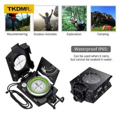 Multifunctional Waterproof Camping Compass with Luminous Display