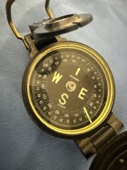Lensatic Engineer Compass Vintage Early 1960s Navigation Tool- Storage Find