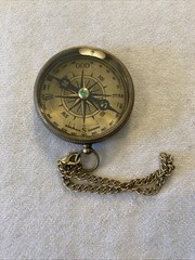 Gift for Son from Mom Dad Aladean Engraved Compass 2″ I Love You