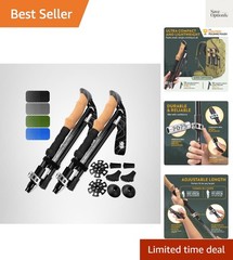 Lightweight Foldable Hiking Poles for Adventurers – Adjustable 100-120 cm