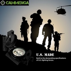 Lensatic Tritium Compass, Official USA Military Compass – Accurate and Ultral…