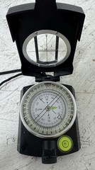 Eyeskey Navigation Compass Great Condition With Manual And Green Case