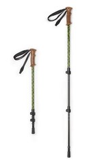 Hiking Poles – Aluminium with Cork Handles and Flip Lock for Trekking, Mountaineering