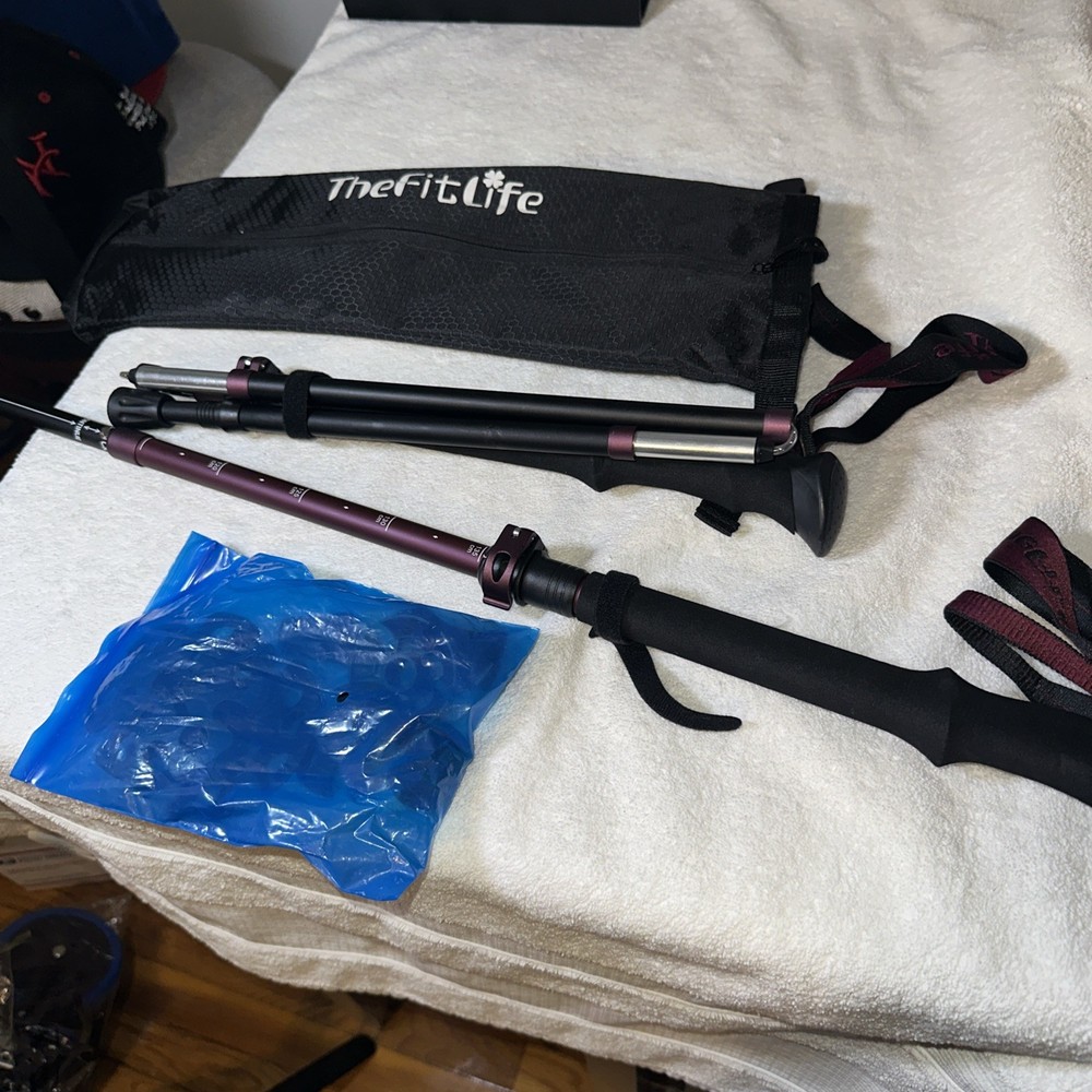 thefitlife stick hiking Men N Women with Extra-Long Foam Handle 135cm