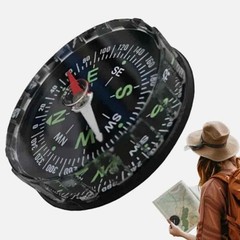 2 Pack Outdoor Survival Compass for Hiking Camping Navigation Travel Pocket