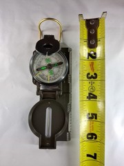U.S Pocket Army Style Compass Military Camping Hiking Survival Marching