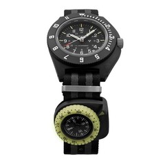 Military Grade Clip-On Wrist Compass | Glow in Dark Bezel | Survival Evasion Too