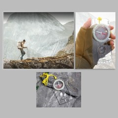 Outdoor Compasses Acrylic Orienteering Compasses with Scale for Map Reading