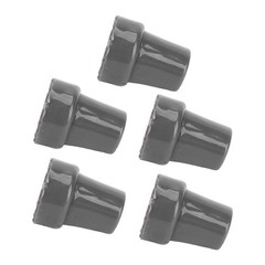 5PCS 22mm Single Angle Cane Tips Imitation Tire Texture Preservative