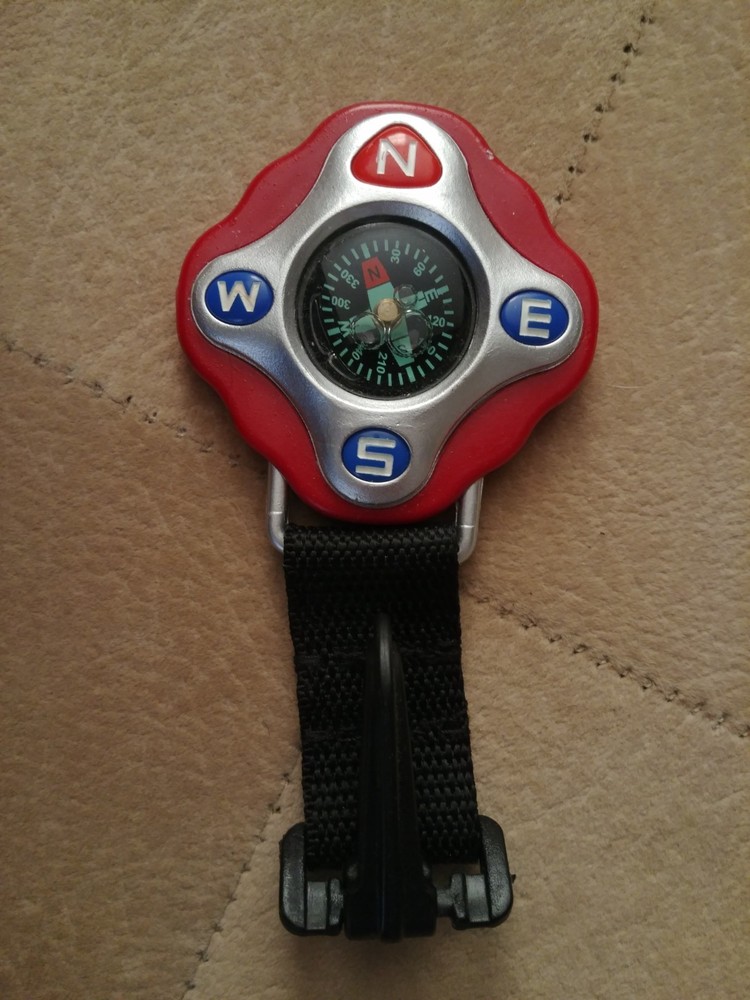 Pocket Clip Map Scale Compass Pocket Outdoor Hiking Guider Survival Navigation