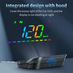 Heads Up Display M23 Color, GPS Digital Speedometer MPH for All Cars, Car