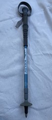 Kelty Adjustable Trekking Pole Twist Lock w/ Wrist Strap Basket Tip Blue/Black