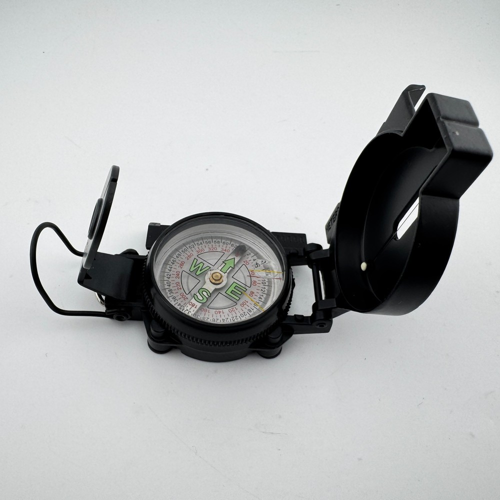 Meade Lensatic Compass Shell Military Camping Survival Pocket
