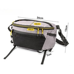 Outdoor Chest Bag Lightweight Portable Design Moisture-proof Partition