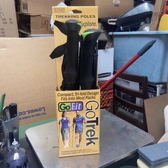 NEW GoFit Trekking Poles for Balance and Support Tri-Fold Design 42”-49” Length