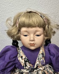 Artisan Limited Edition Porcelain Doll Comet 35cm Sitting Collector Doll Vintage
