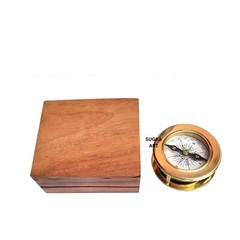 SUGRA ART Personalized Compass with Magnifier, Multifunctional Custom Compass