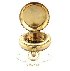 Nautical Collectible Retro Style Compass Decorative Gift Item Brass Finish Compa