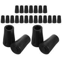 25 Pcs Hiking Pole Rubber Tips Replacement Walking Cane Replacements Heavy Duty
