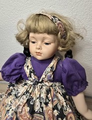 Artisan Limited Edition Porcelain Doll Comet 35cm Sitting Collector Doll Vintage